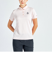 『SEASON COLLECTION』SUNSCREEN鹿の子 ペンギン刺繍 半袖ポロシャツ