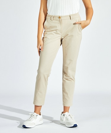 『STANDARD COLLECTION』360° Series ストレッチカルゼパンツ　9分丈