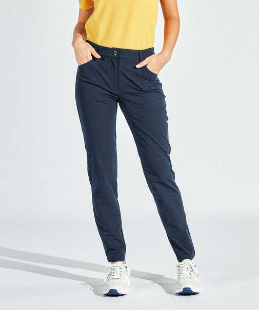 『SEASON COLLECTION』はっ水ストレッチダブルクロスパンツ 9分丈