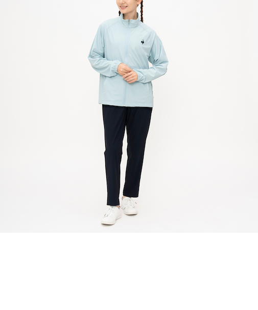 接触冷感ストレッチスタンドジャケット