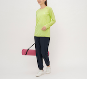 ストレッチライトニット長袖Tシャツ