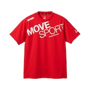 ムーブスポーツ MoveSport ドライメッシュ ビックロゴ 半袖シャツ