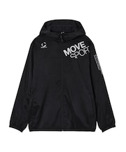 HEATNAVIブラッシュド 総柄フルジップフーディー