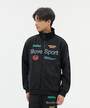 ムーブスポーツ MoveSport 【Numberコラボ】ACTIVE SUITS 2FACE 鹿の子ジャージ オーセンティック ジャケット
