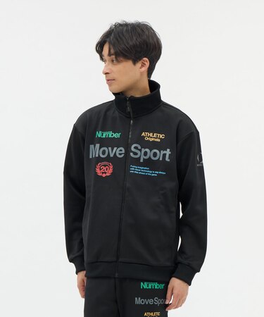 ムーブスポーツ MoveSport 【Numberコラボ】ACTIVE SUITS 2FACE 鹿の子ジャージ オーセンティック ジャケット