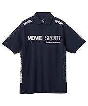 ムーブスポーツ MoveSport Sunscreen NIR ミニ鹿の子 ポロシャツ