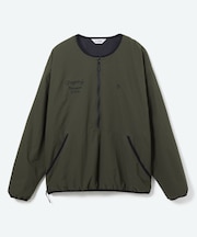 4WAY STRETCH BRUSHED MESH LINING PULLOVER