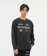 ムーブスポーツ MoveSport 【Numberコラボ】S.F.TECH 2FACE オーセンティック ロングスリーブシャツ