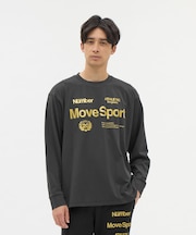 ムーブスポーツ MoveSport 【Numberコラボ】S.F.TECH 2FACE オーセンティック ロングスリーブシャツ