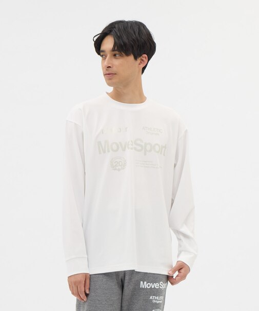 ムーブスポーツ MoveSport 【Numberコラボ】S.F.TECH 2FACE オーセンティック ロングスリーブシャツ