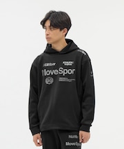 ムーブスポーツ MoveSport 【Numberコラボ｜ACTIVE SUITS】2FACE スウェット オーセンティック フーディー