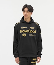 ムーブスポーツ MoveSport 【Numberコラボ｜ACTIVE SUITS】2FACE スウェット オーセンティック フーディー