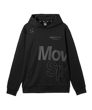 ムーブスポーツ MoveSport ビックロゴ 裏起毛スウェットフーディー