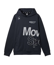 ムーブスポーツ MoveSport ビックロゴ 裏起毛スウェットフーディー