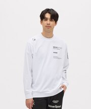 ムーブスポーツ MoveSport S.F.TECH 2FACE スリーブロゴ 長袖シャツ
