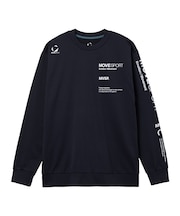 ムーブスポーツ MoveSport S.F.TECH 2FACE スリーブロゴ 長袖シャツ