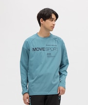 ムーブスポーツ MoveSport アウトラインロゴ 長袖シャツ