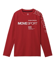 ムーブスポーツ MoveSport アウトラインロゴ 長袖シャツ
