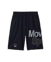 ムーブスポーツ MoveSport ドライメッシュ ビックロゴ ハーフパンツ