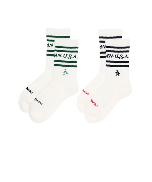 ペンギン バイ マンシングウェア penguin BY MUNSINGWEAR 2PACK SOX【交換・返品不可】