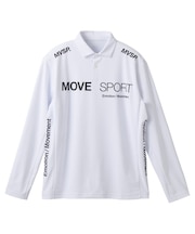 ムーブスポーツ MoveSport ミニ鹿の子 長袖ポロシャツ