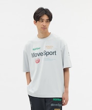 ムーブスポーツ MoveSport 【Numberコラボ】S.F.TECH 2FACE オーセンティック ショートスリーブシャツ