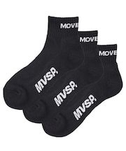 ムーブスポーツ MoveSport 直角3Pソックスショート 【交換・返品不可】