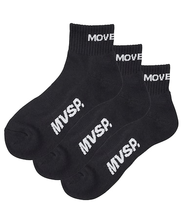 ムーブスポーツ MoveSport 直角3Pソックスショート 【交換・返品不可】