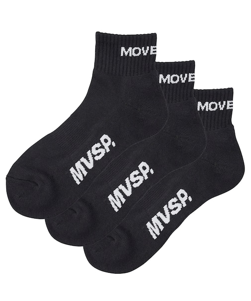 ムーブスポーツ MoveSport 直角3Pソックスショート 【交換・返品不可】