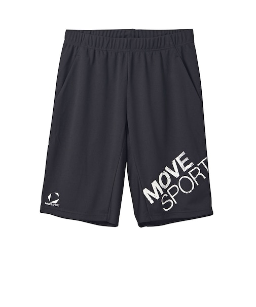 ムーブスポーツ MoveSport ドライメッシュ ビックロゴ ハーフパンツ