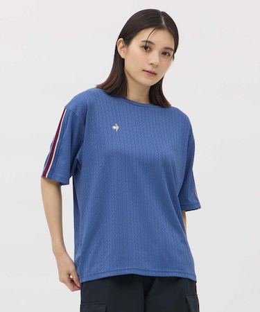 ルコックスポルティフ le coq sportif ジャガード半袖Tシャツ