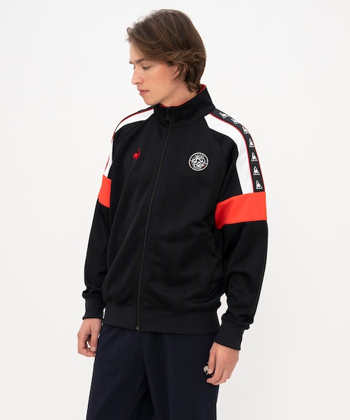 ルコックスポルティフ le coq sportif ストライプジャージジャケット