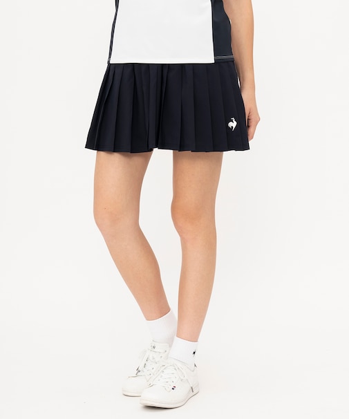 ルコックスポルティフ le coq sportif プリーツゲームスコート