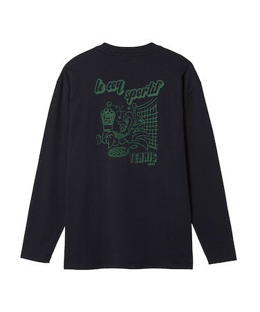 グラフィック長袖Tシャツ