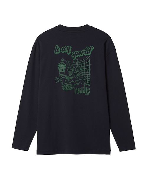 グラフィック長袖Tシャツ