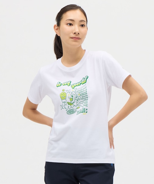 ルコックスポルティフ le coq sportif グラフィック半袖Tシャツ