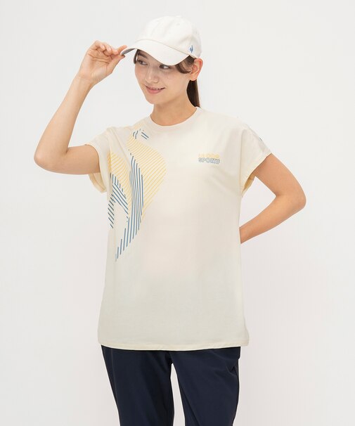 ルコックスポルティフ le coq sportif 接触冷感フレンチスリーブシャツ
