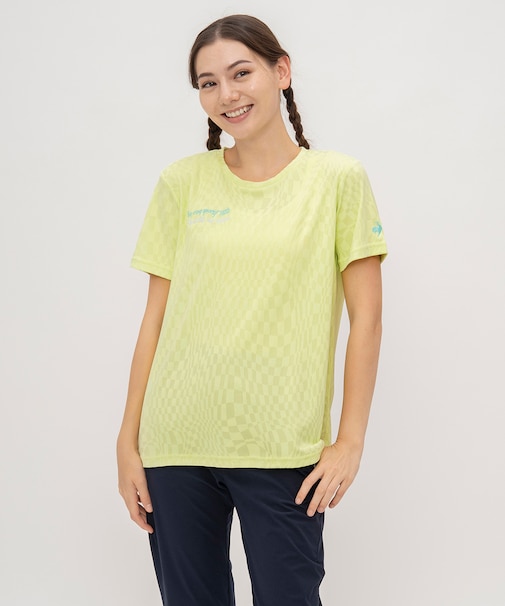 ルコックスポルティフ le coq sportif ジャガードグラフィック半袖Tシャツ