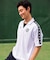 ルコックスポルティフ le coq sportif ストライプジャガード襟付きゲームシャツ