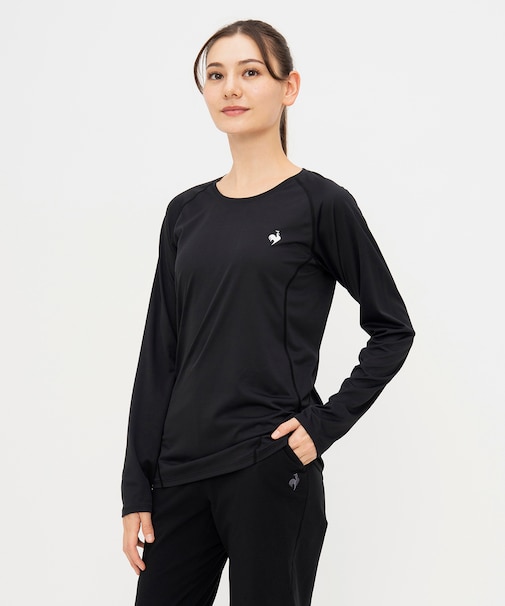 ルコックスポルティフ le coq sportif ストレッチライトニット長袖Tシャツ