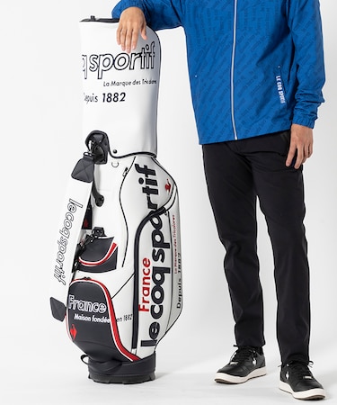 ルコックスポルティフ ゴルフ le coq sportif golf マットシンプルデザイン大口径キャディバッグ(9.5型)