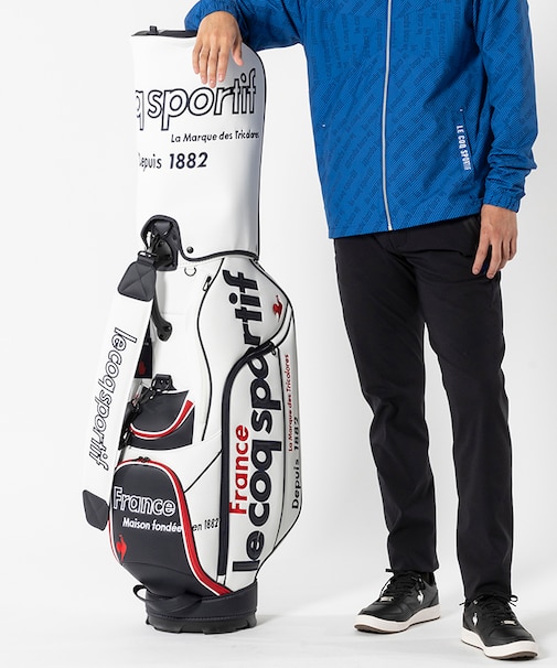 ルコックスポルティフ ゴルフ le coq sportif golf マットシンプルデザイン大口径キャディバッグ(9.5型)