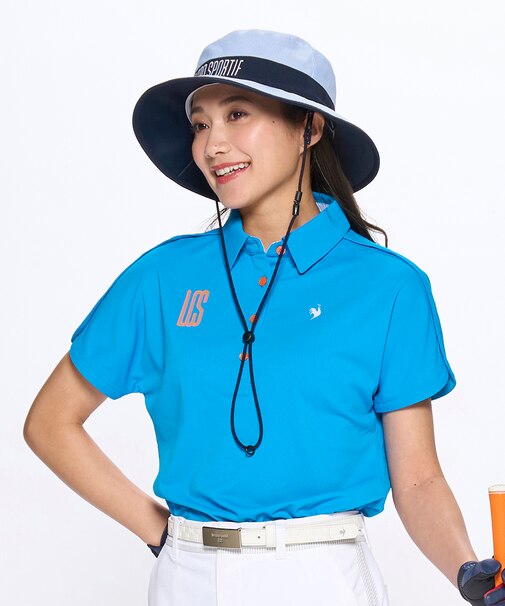 ルコックスポルティフ ゴルフ le coq sportif golf 接触冷感半袖シャツ