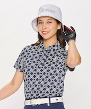 ルコックスポルティフ ゴルフ le coq sportif golf 総柄半袖シャツ