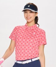 ルコックスポルティフ ゴルフ le coq sportif golf 総柄半袖シャツ