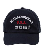 マンシングウェア MUNSINGWEAR コットンツイルロゴデザインベースボールキャップ