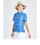 マンシングウェア MUNSINGWEAR Sunscreen NIR フィラシス鹿子リゾートプリント半袖シャツ