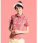 マンシングウェア MUNSINGWEAR Sunscreen NIR フィラシス鹿子リゾートプリント半袖シャツ