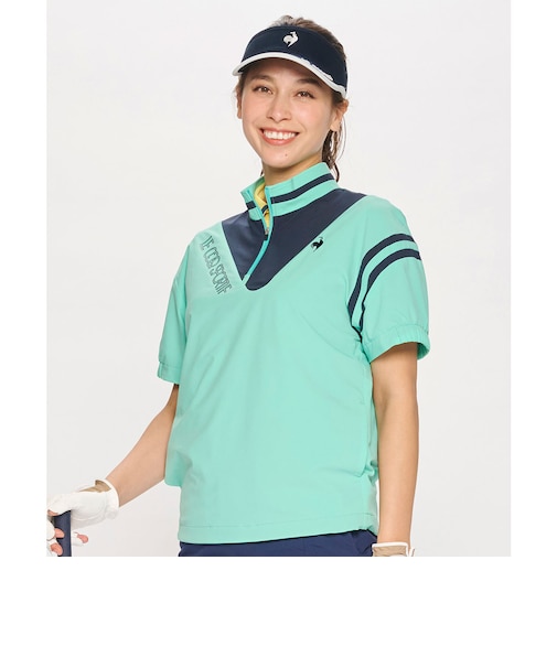 ルコックスポルティフ ゴルフ le coq sportif golf 半袖ブルゾン