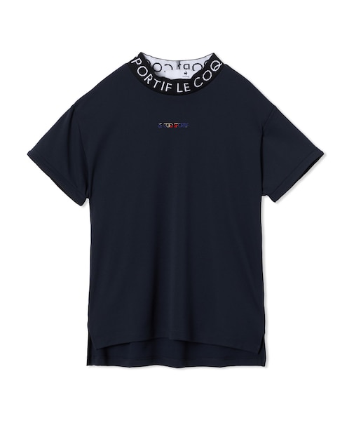 ルコックスポルティフ ゴルフ le coq sportif golf 【セミワイドシルエット】モックネック半袖シャツ